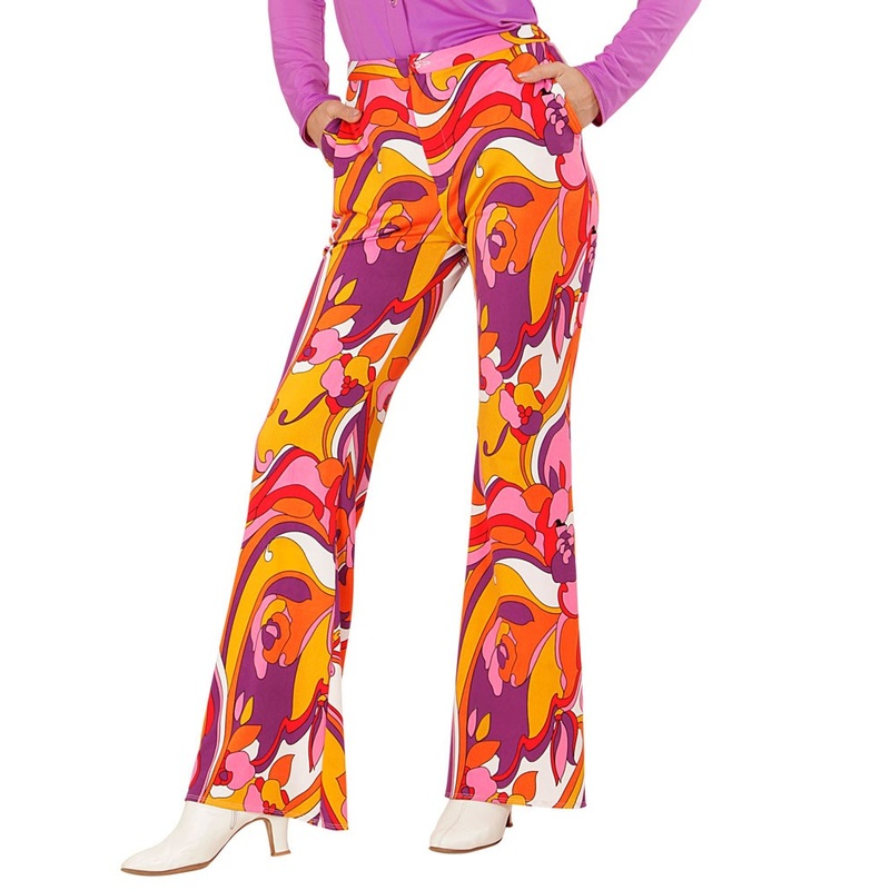 Bright 70s women's flared pants S-M