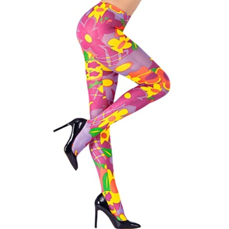 Flower Power tights 40den M-L
