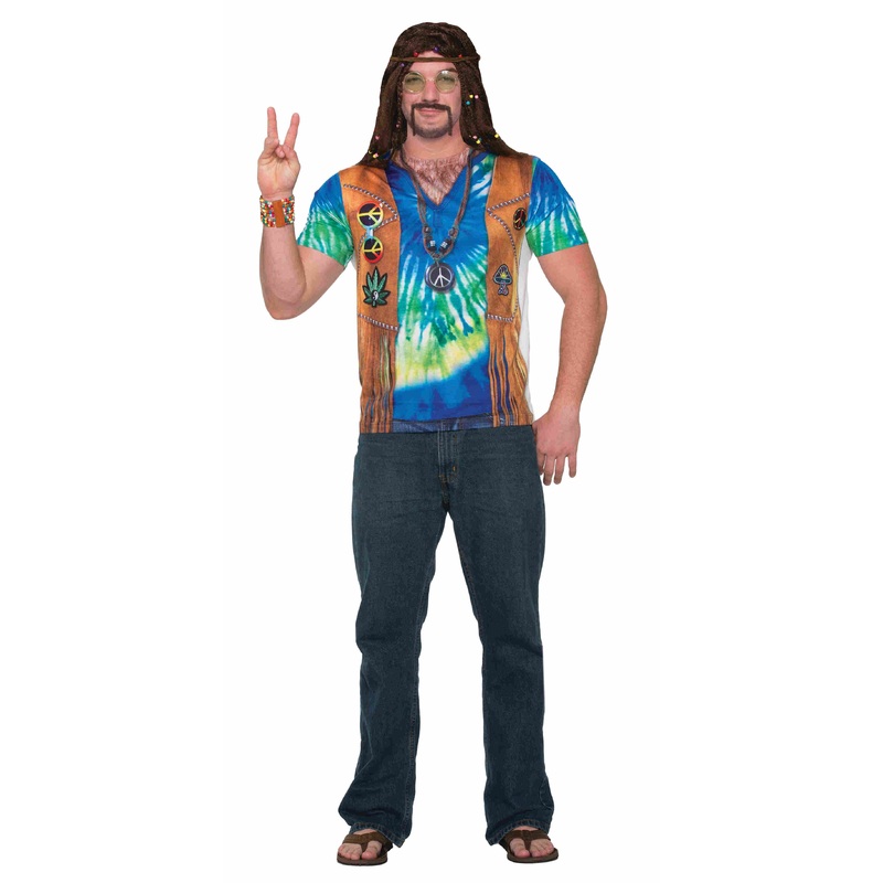 Hippie batik 3D shirt for men