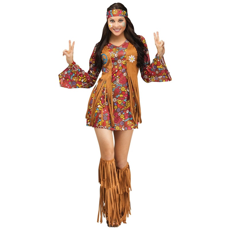 Hippie Lady Clara ladies costume S-M