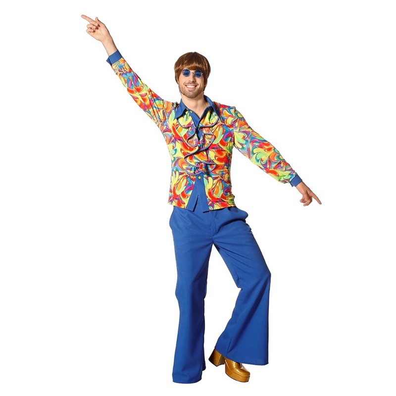 Hippie Lennon ruffled men's shirt 48