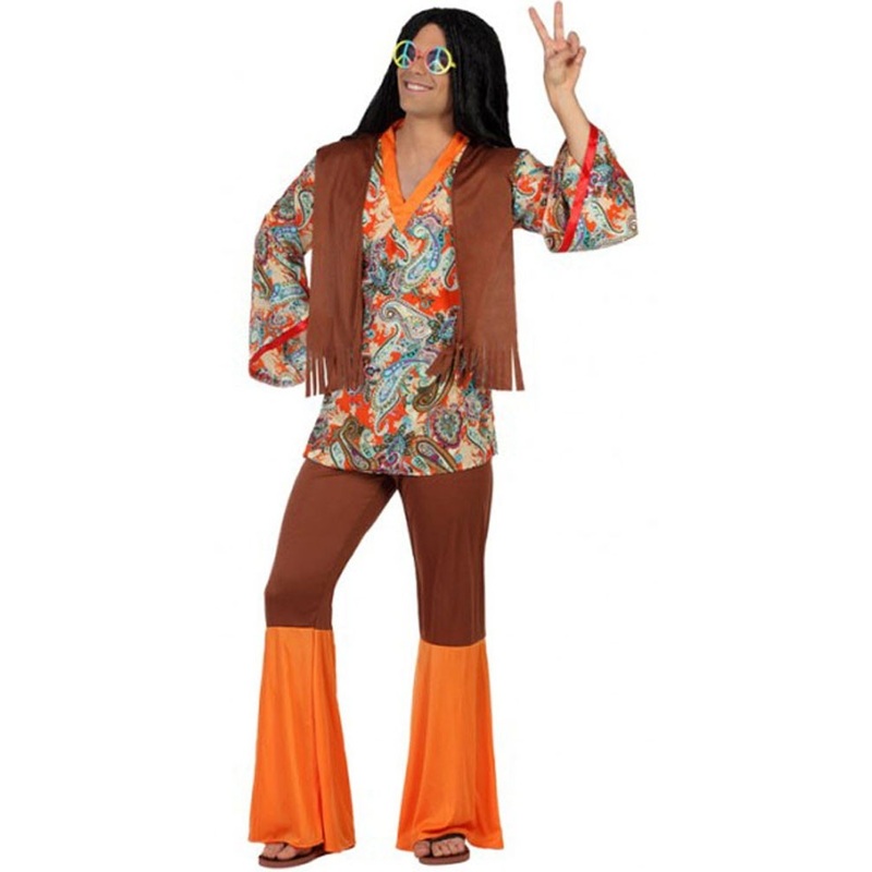 Hippie Love & Peace mens costume XS-S