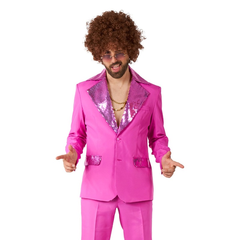OppoSuits Disco Suit Pink 46