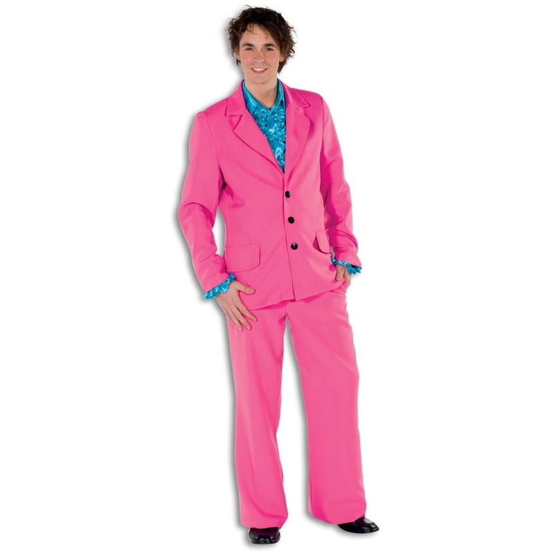 Pink men's party suit 48