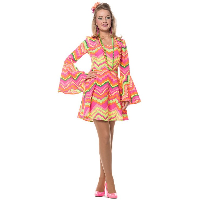 Retro 70s dress womens costume 34