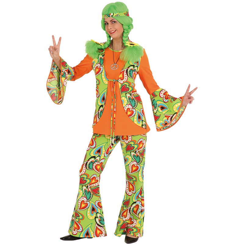 Warm hippie ladies costume 34-36