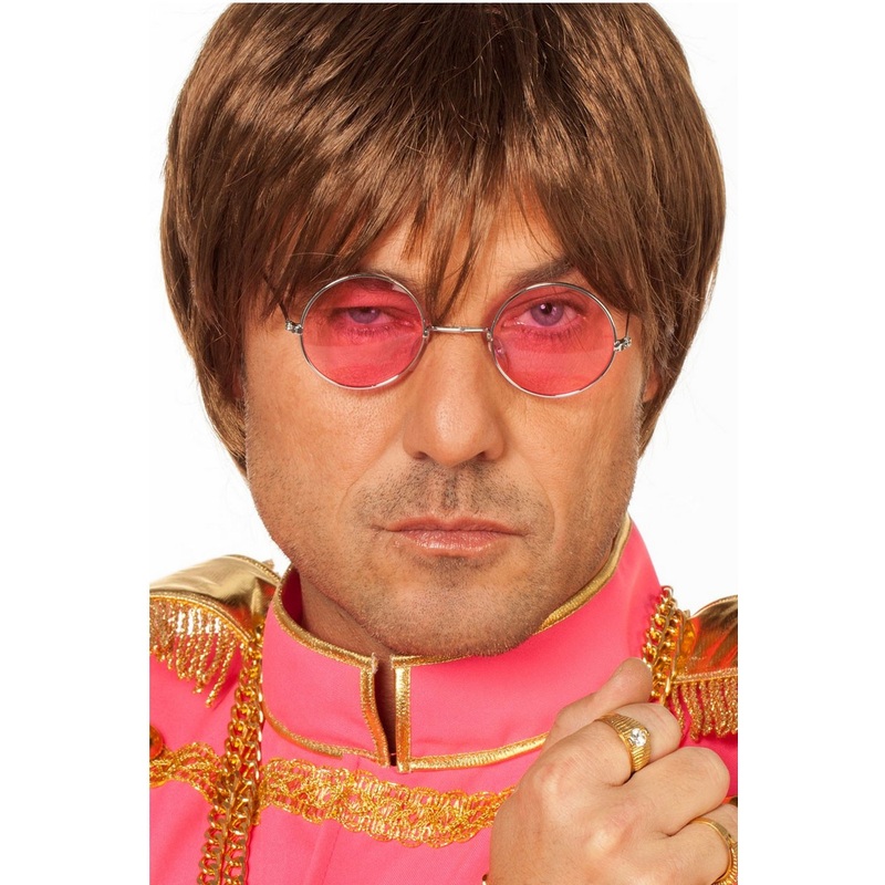 Wild 70s hippie glasses pink