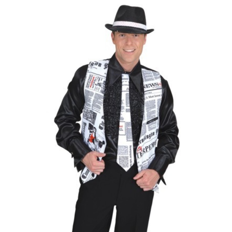 Daily newspaper vest for men 48-50