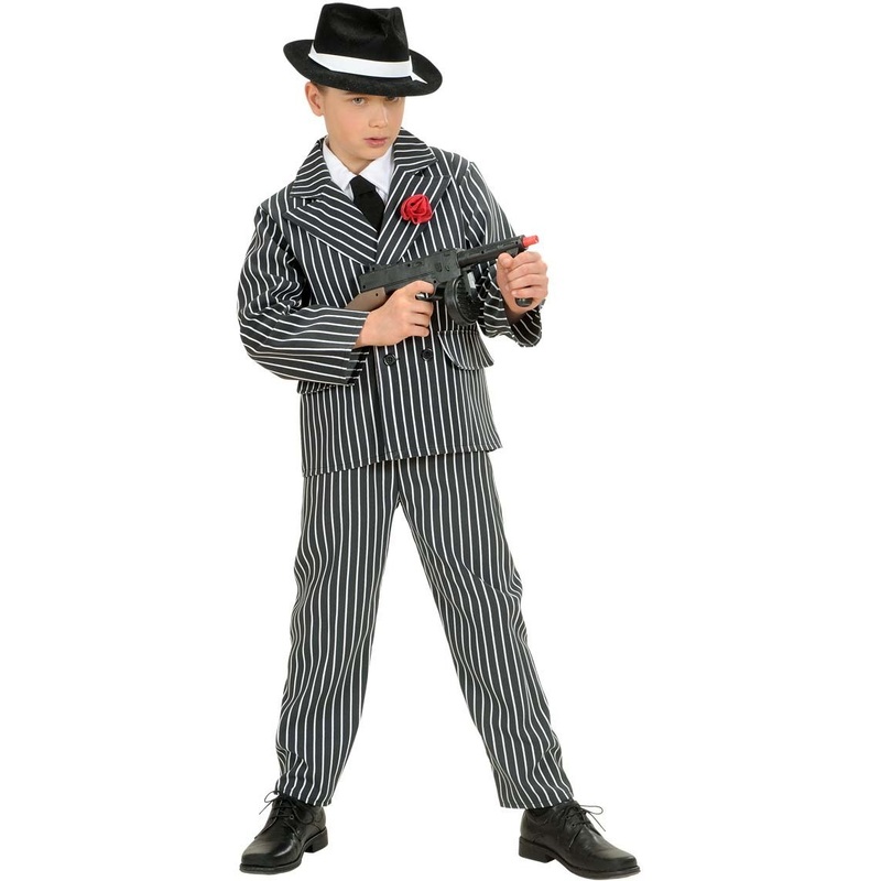 Mafia gangster costume for children 128