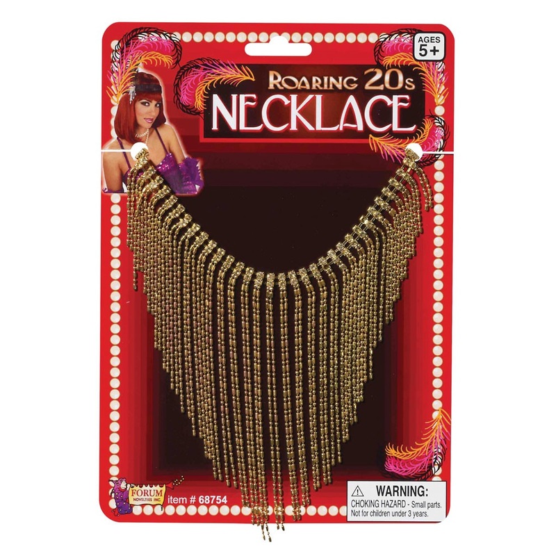 Necklace 20's style gold