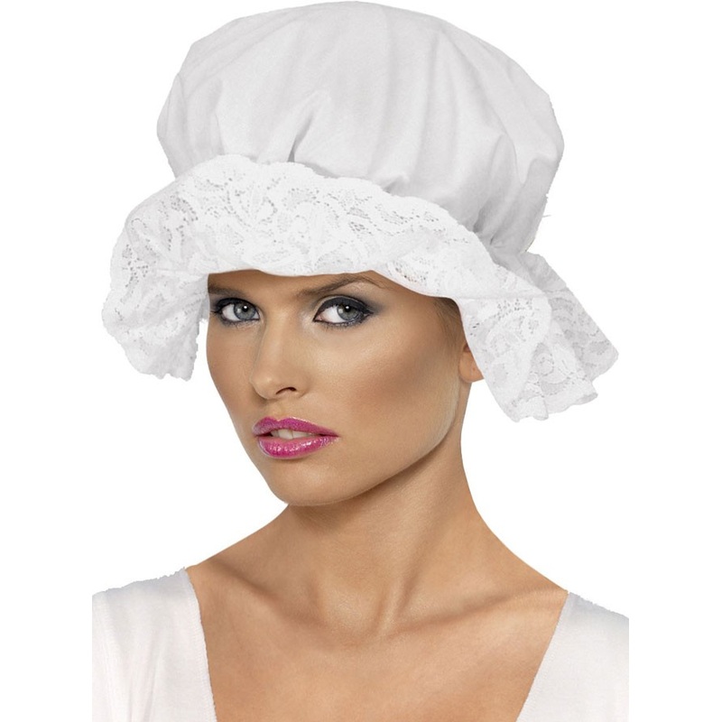 White Selma morning cap Classic