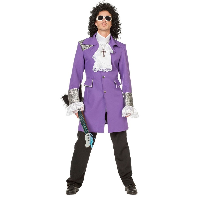 80s Purple Musician Men's Costume 48