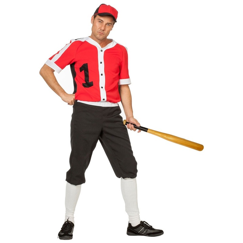 Baseball player Johnny in men's costume 48