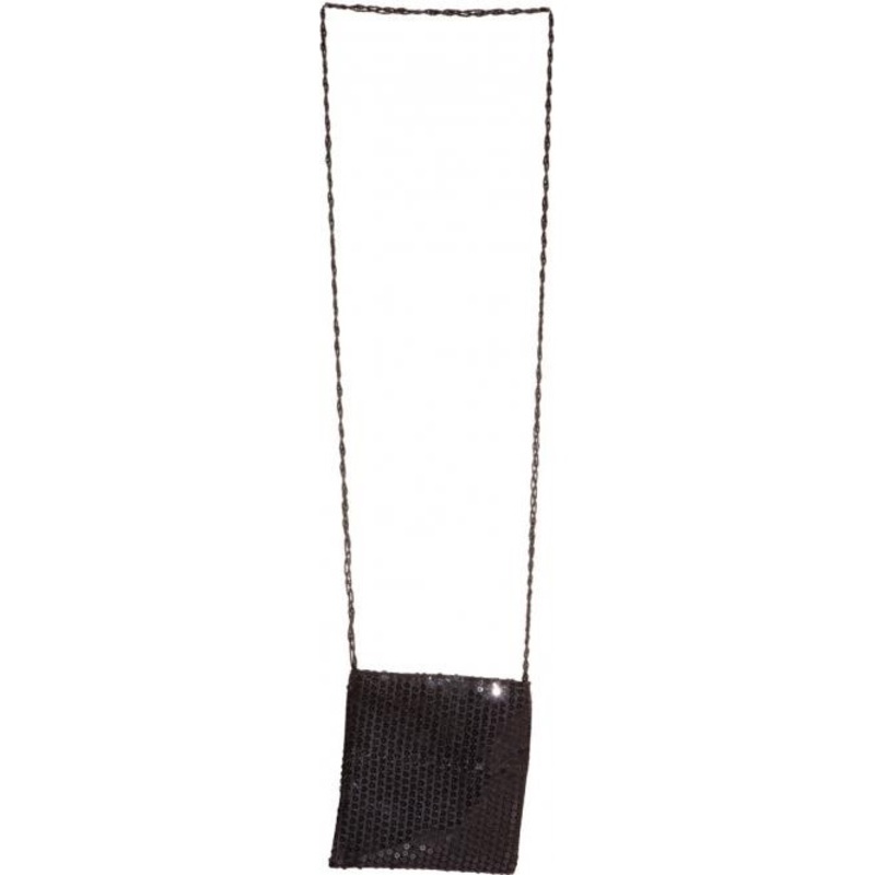 Black glamor sequin bag