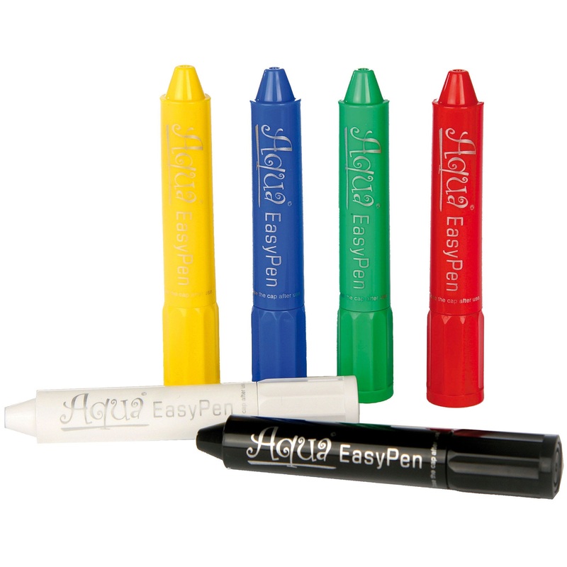 Colorful Aqua Make Up Pens Box