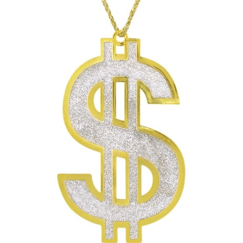 Dollar Necklace Bling Bling