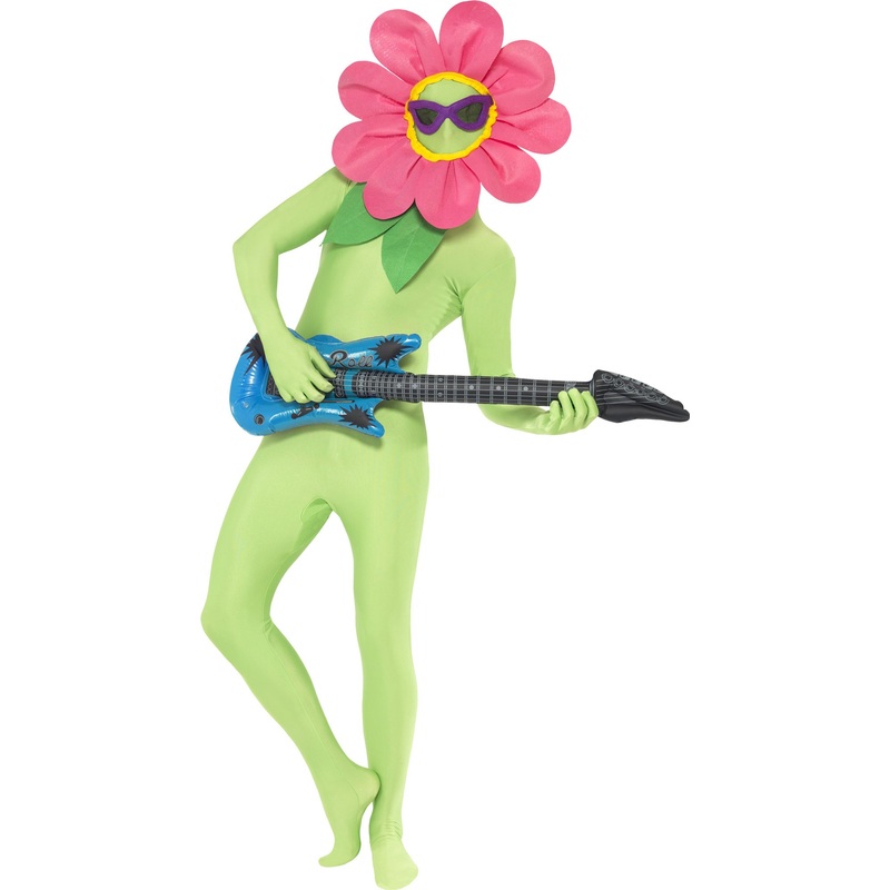 Flower headboard with glasses and guitar