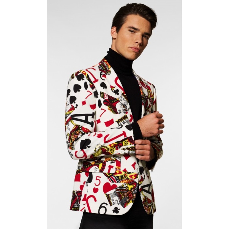 OppoSuits playing cards men blazers 46