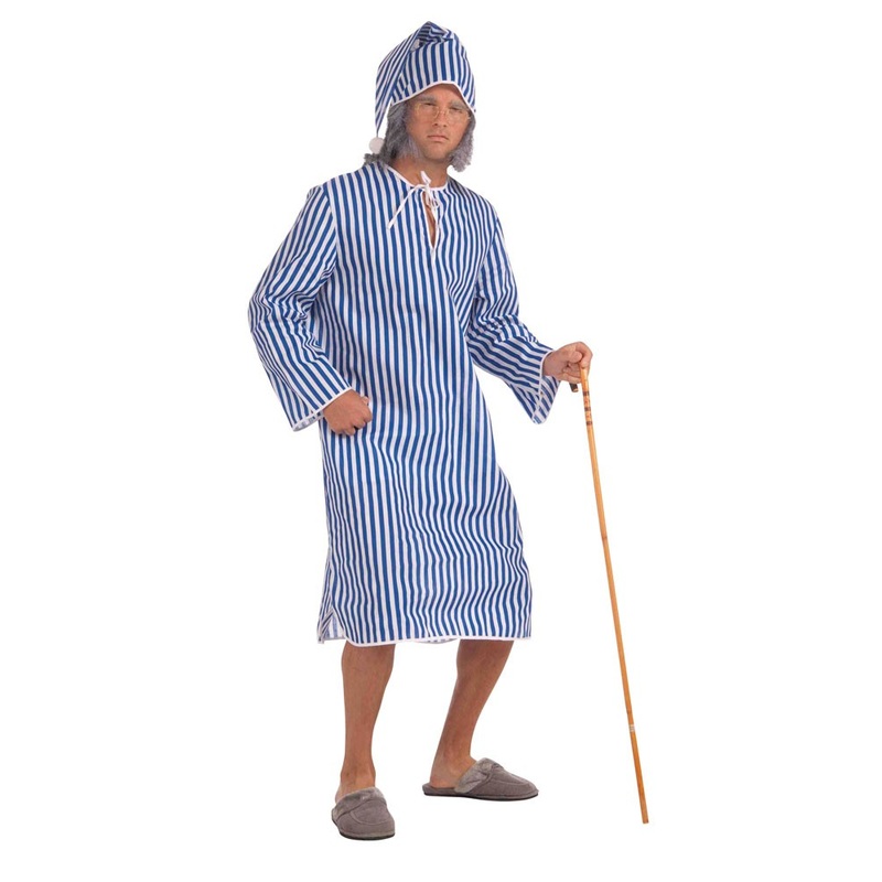 Sleepyhead Scrooge curmudgeon nightgown costume