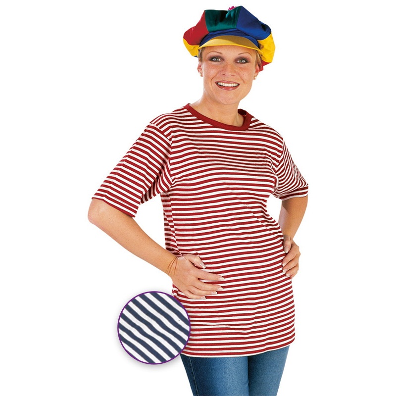 Striped long sleeve sweater in blue M