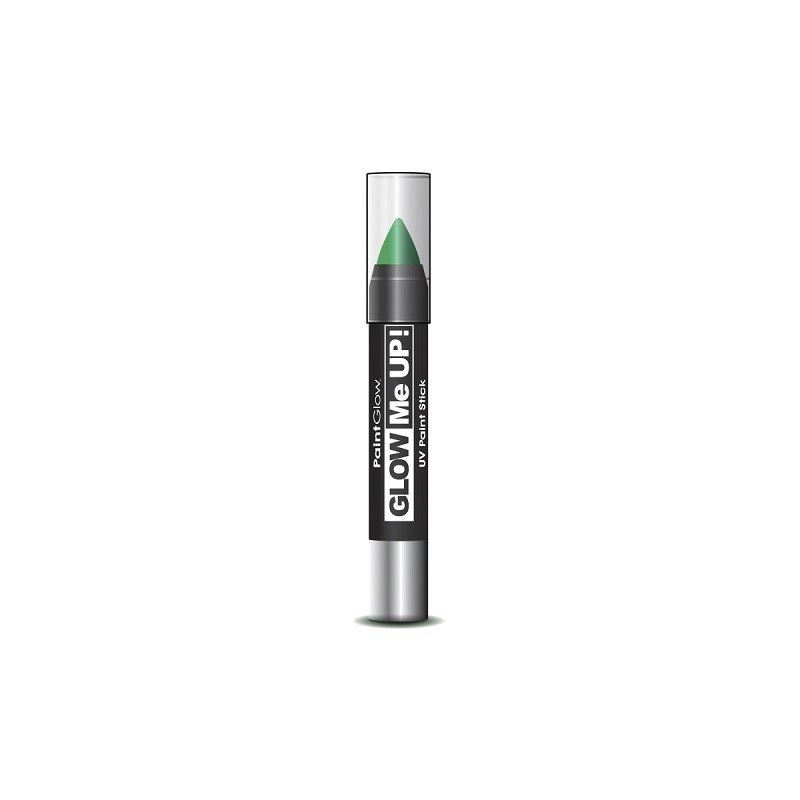 UV luminous make-up stick neon green