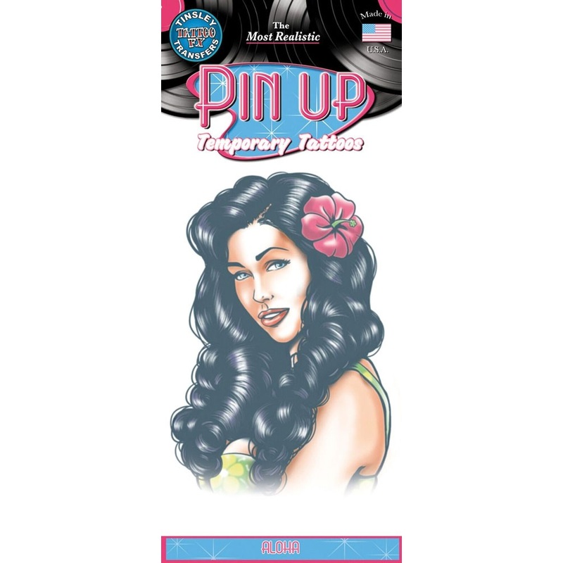 Aloha pin-up tattoo