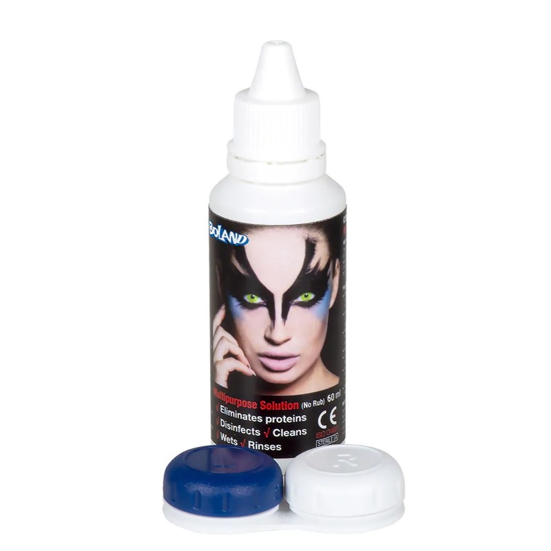 Care set for contact lenses