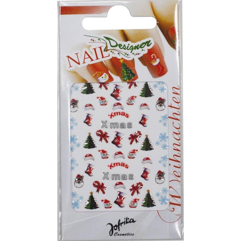 Christmas nail design stickers