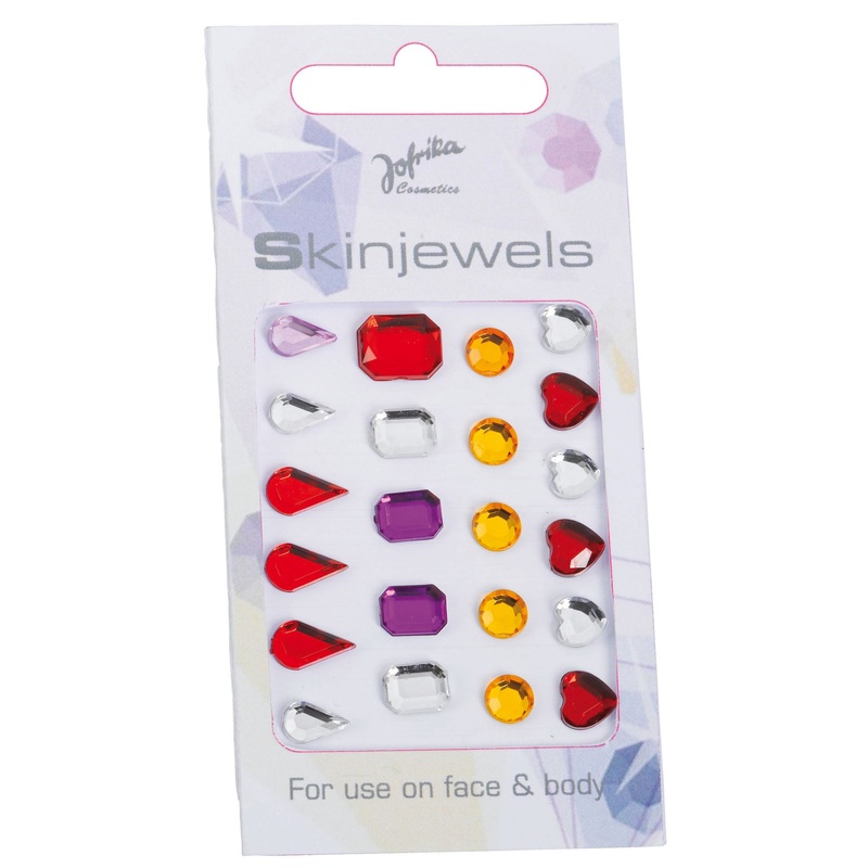 Colorful face & body jewels to stick on
