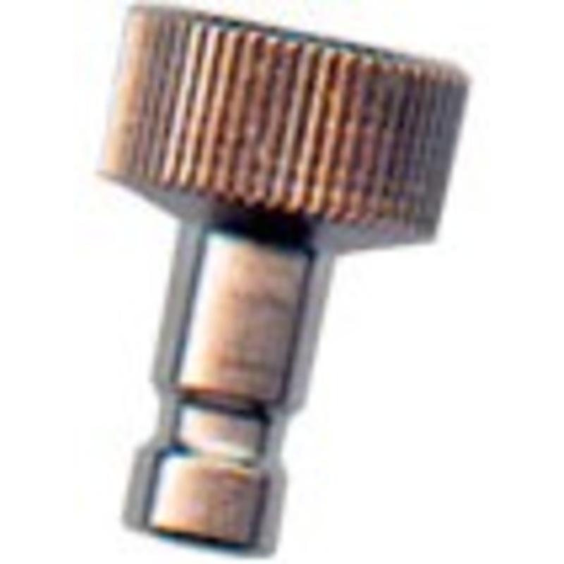 Coupling plug for airbrush paint