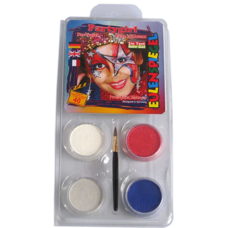 Eulenspiegel Party Girl Make Up Set
