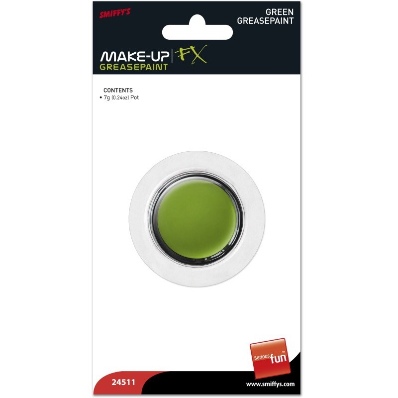 Greasy make-up 7g can in green
