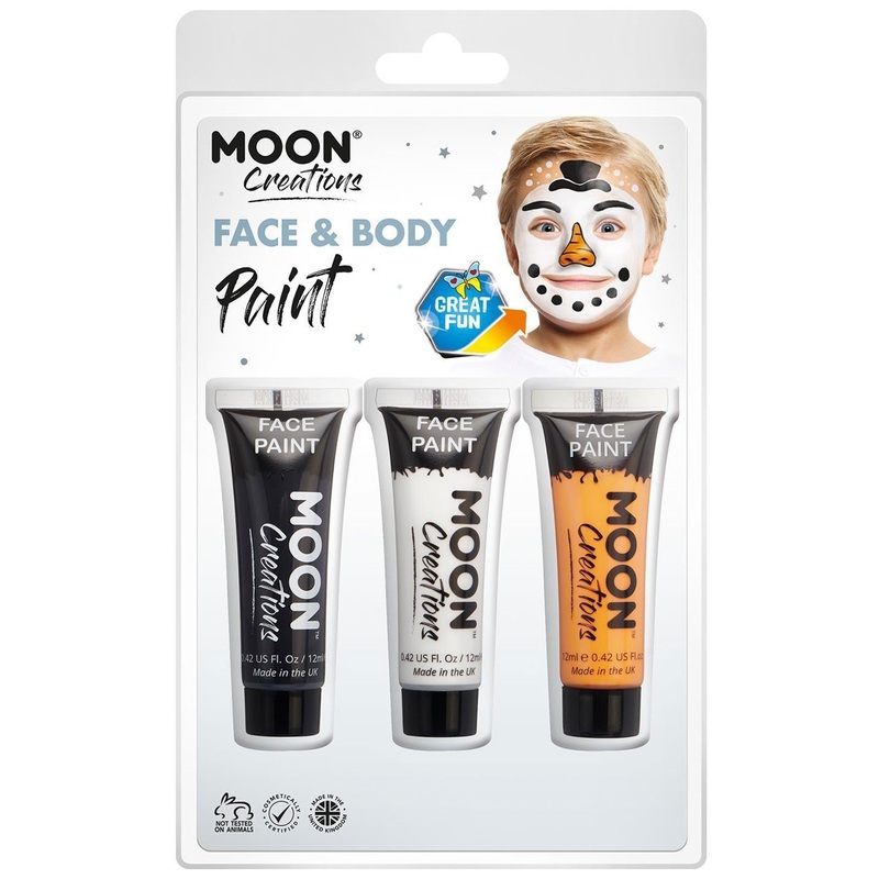 Happy Snowman 3-piece make-up set