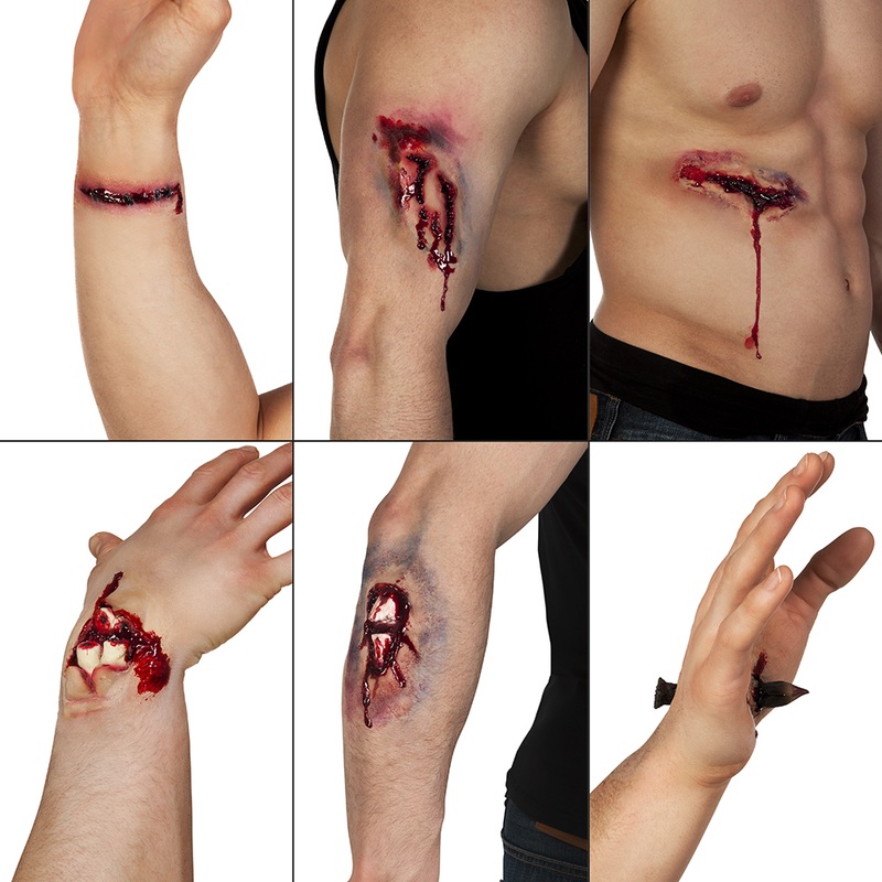 Latex Wound Assortment 6 assorted