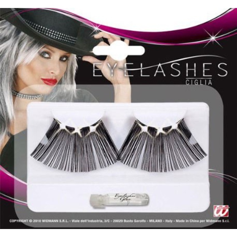 Long sparkle eyelashes