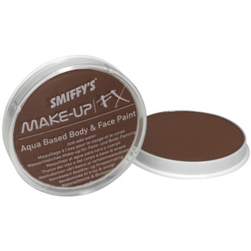 Make-up face and body light brown