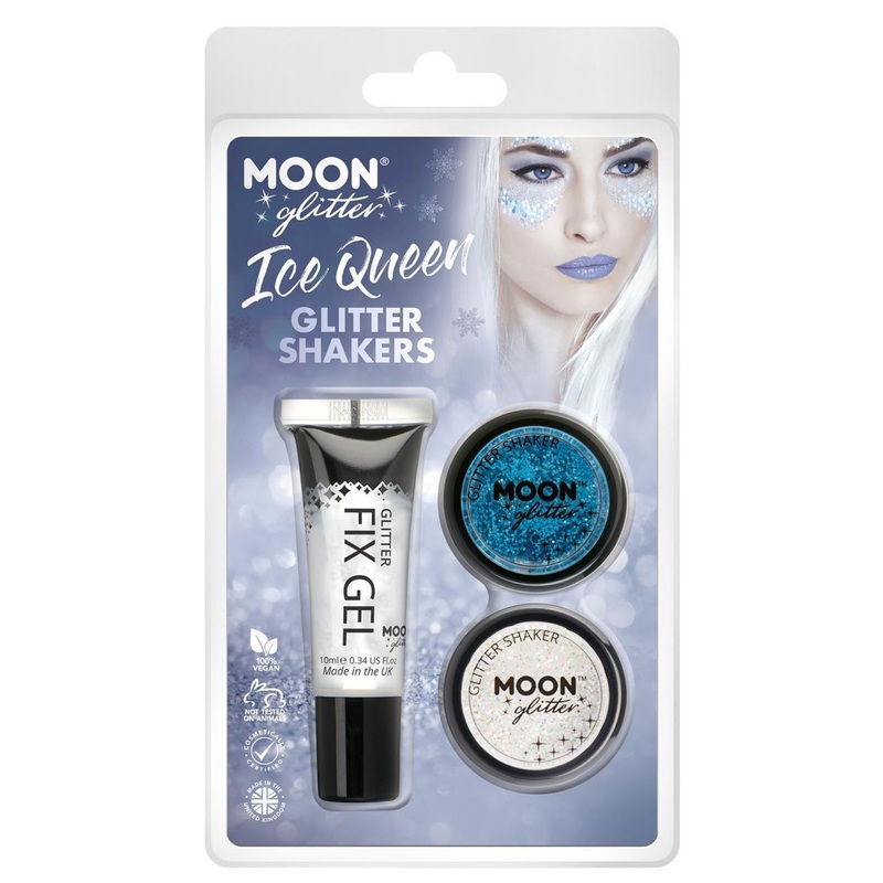Moon glitter makeup Ice Queen