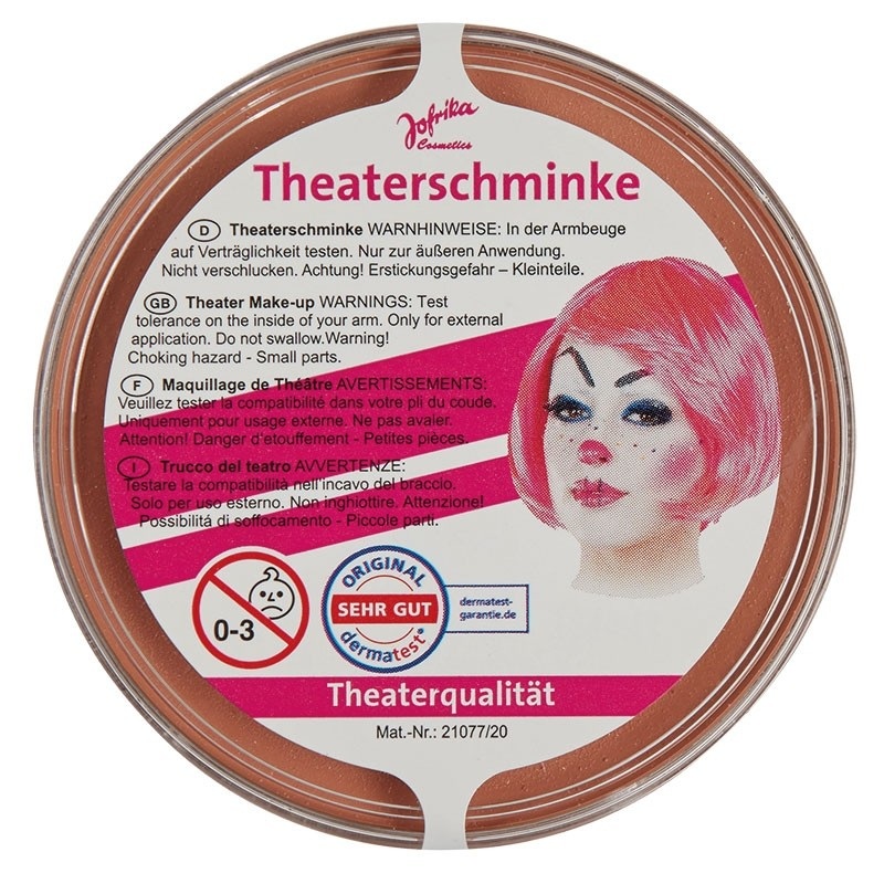 Professional stage make-up beige