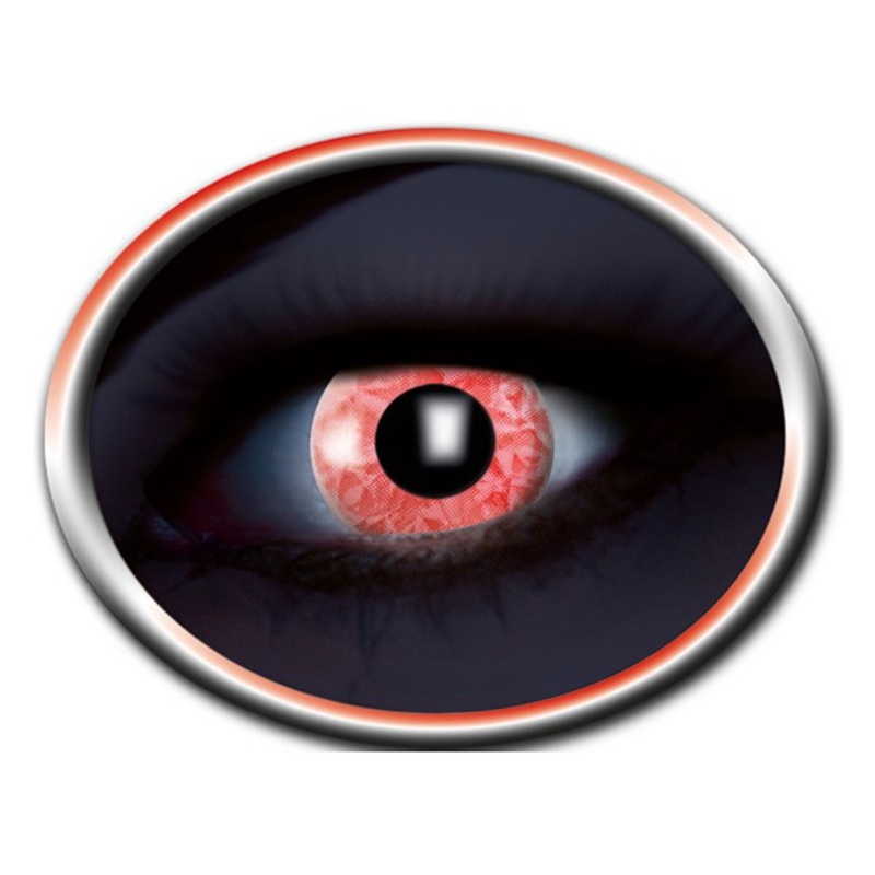 Red Diamond UV contact lens