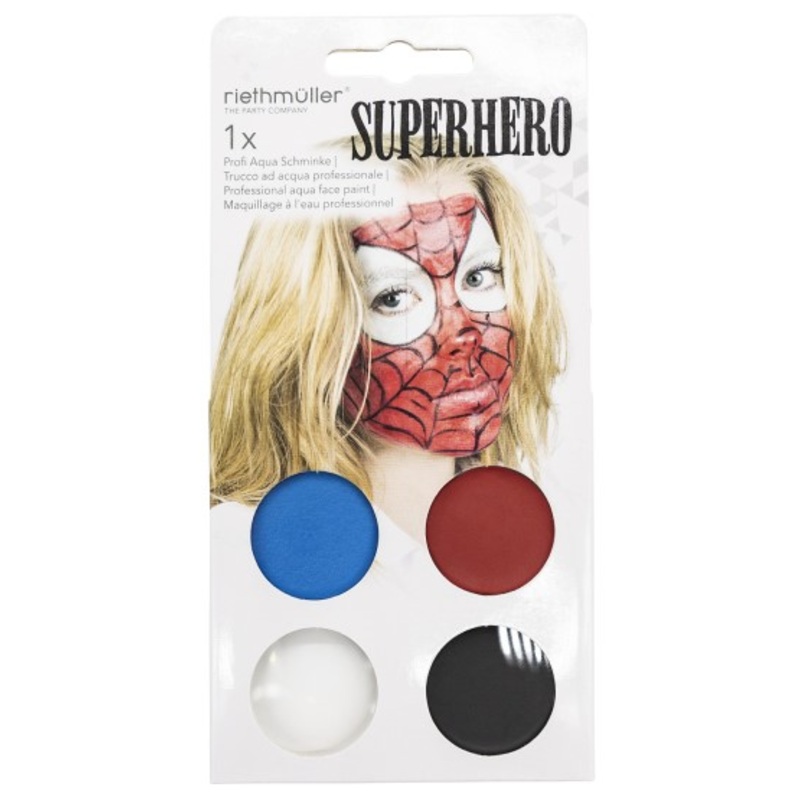 Superhero Aqua make-up set 4 pieces