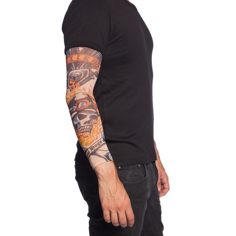 Tattoo sleeve fire and flame