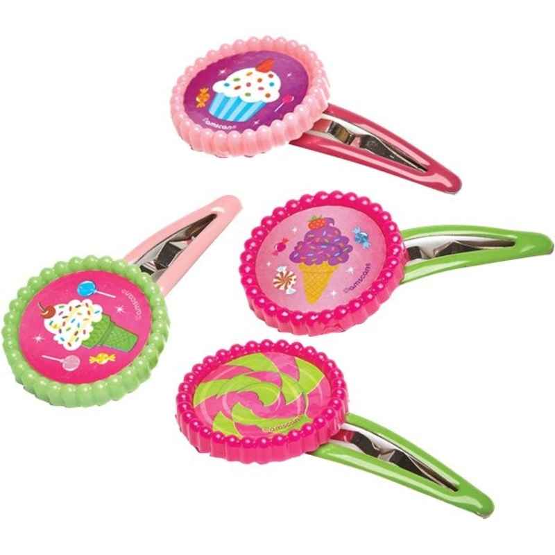 4 hair clips for girls