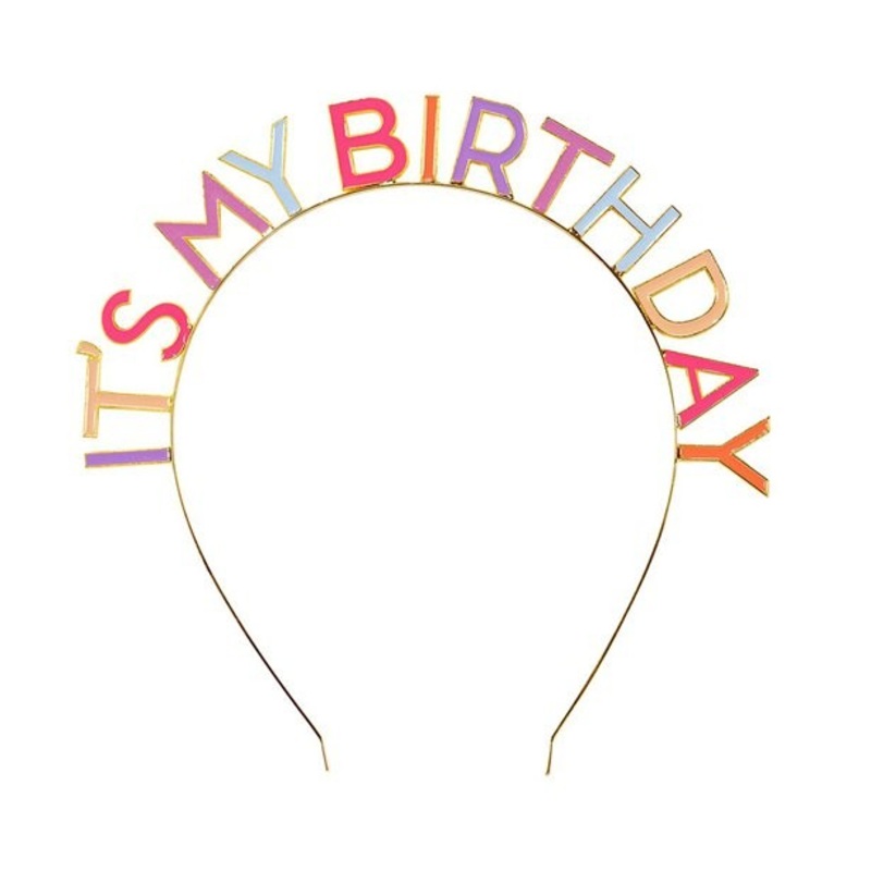 Birthday headband for adults