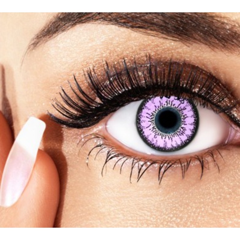 Bright Purple Annual Contact Lenses