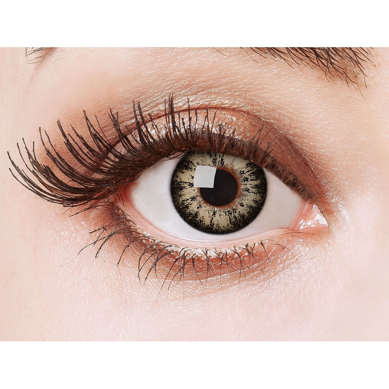 Brown annual contact lenses