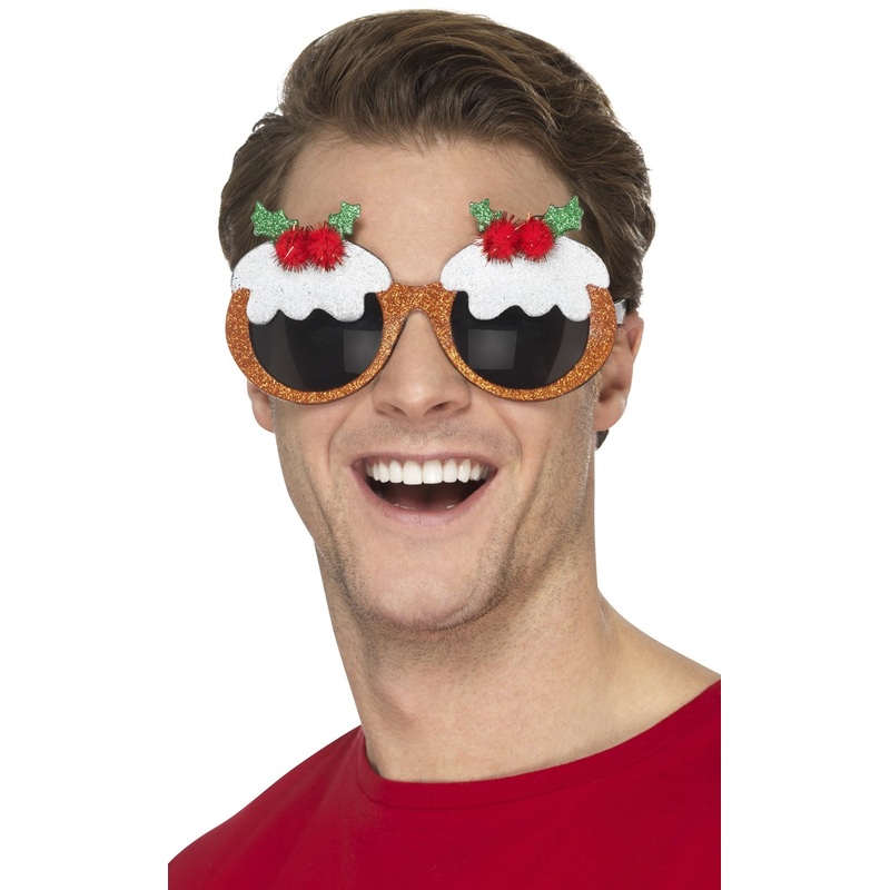Christmas mistletoe glasses