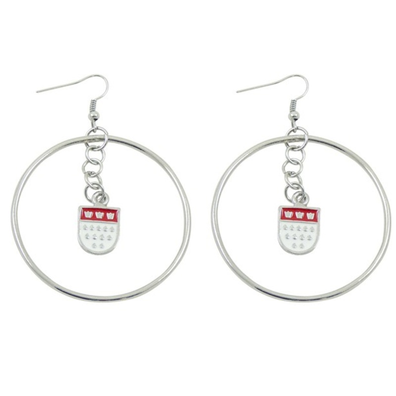 Cologne hoop earrings