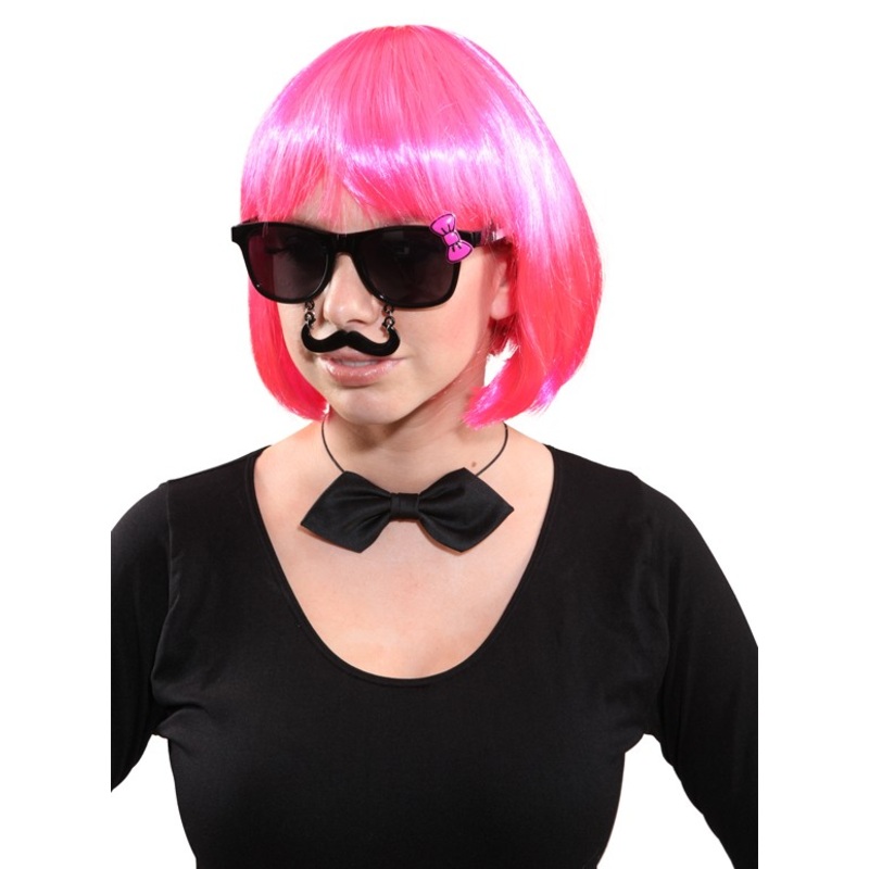 Funny mustache glasses for women