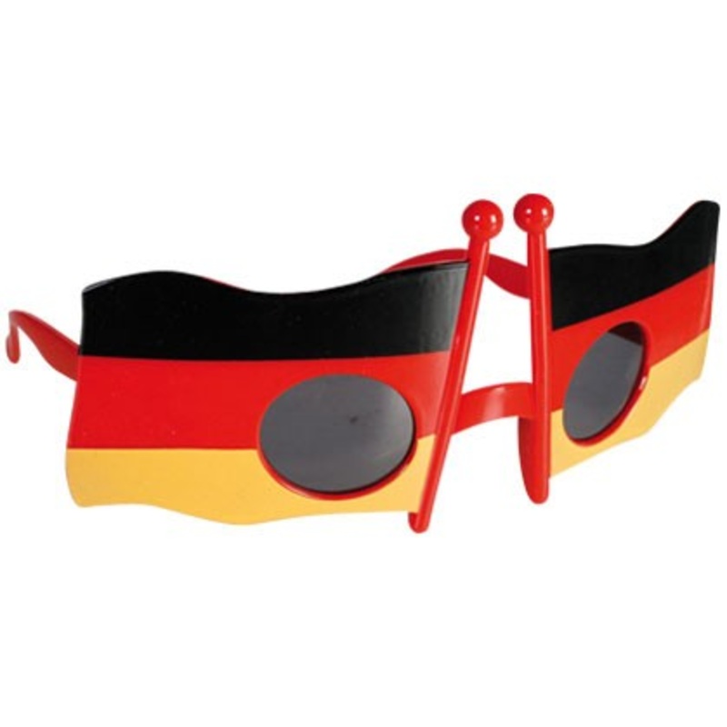 Germany fan flags glasses
