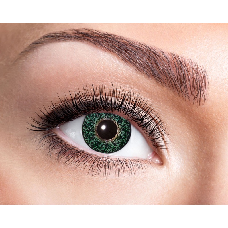 High quality green contact lens